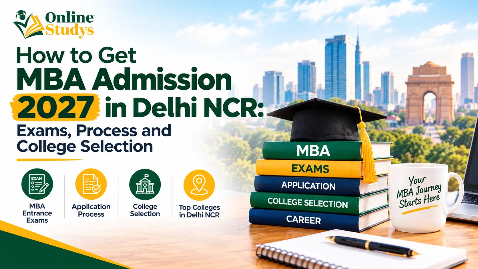 How to Get MBA Admission 2027 in Delhi NCR: Exams, Process and College Selection